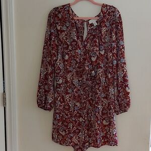 Forever21 Floral rhomper sz. 1X